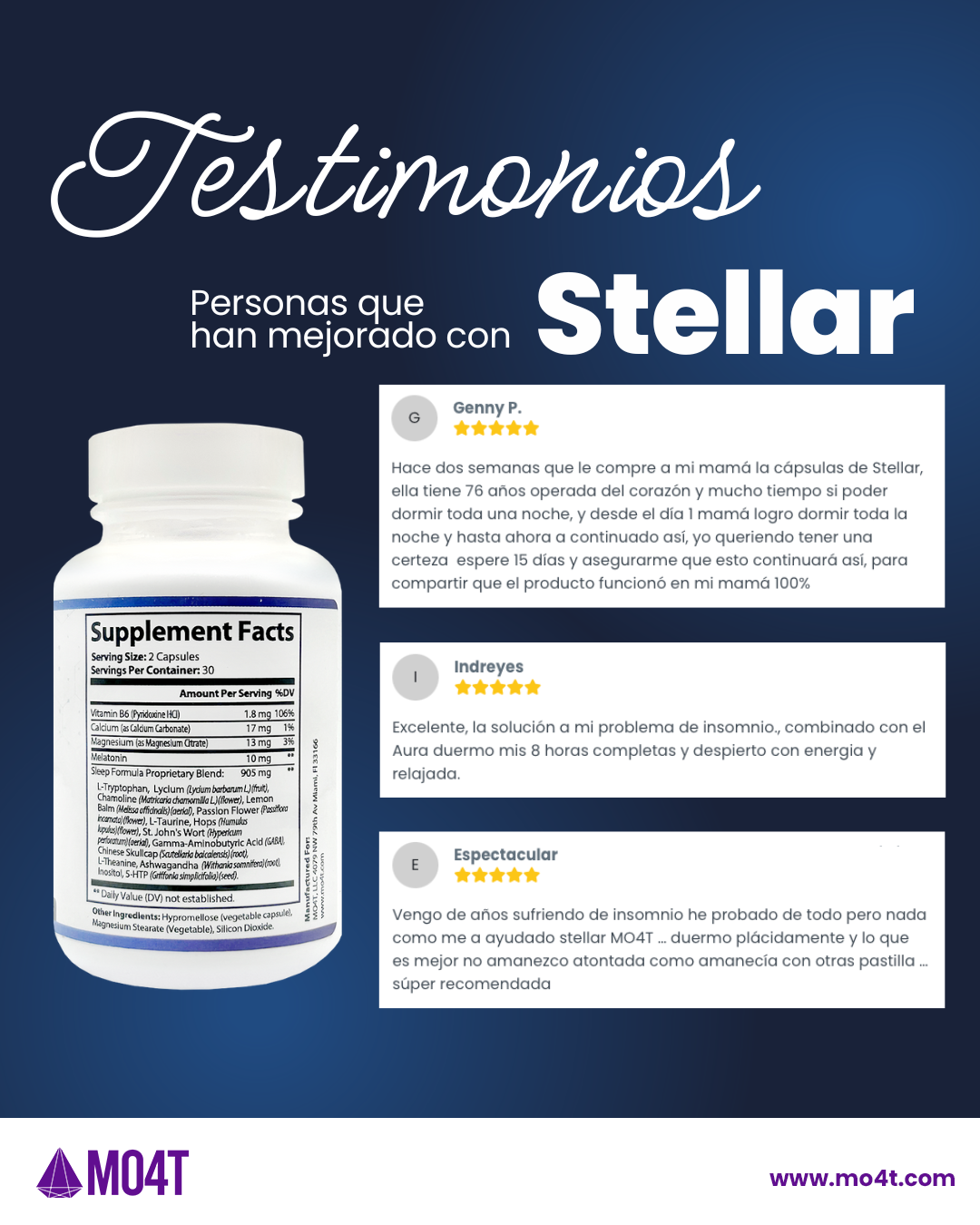 STELLAR – Sueño reparador, Recupera tus músculos