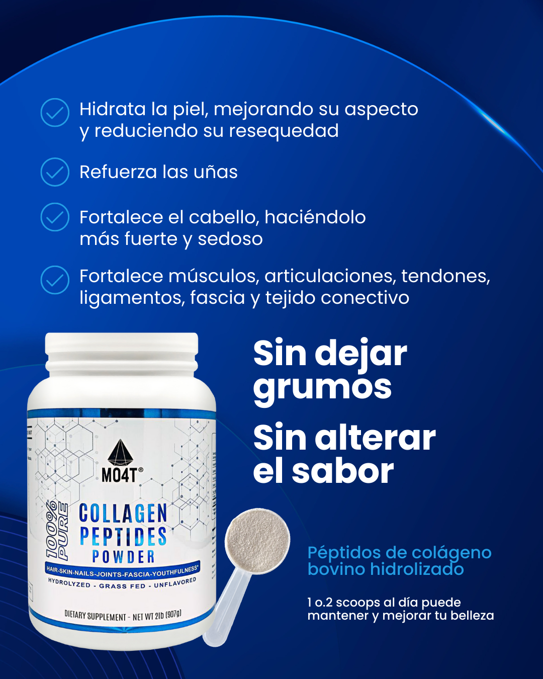 PÉPTIDOS DE COLÁGENO HIDROLIZADO - (Pack familiar, 82 servicios)